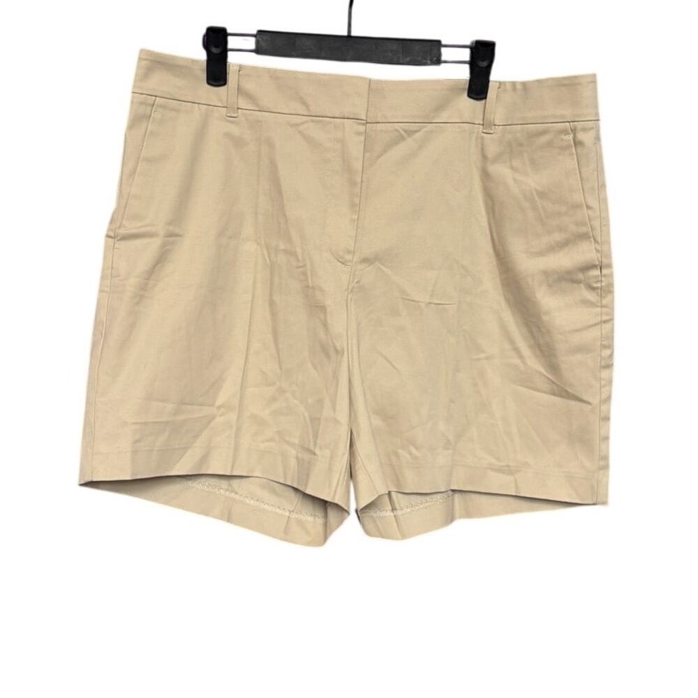 NWT Ann Taylor The Metro Short Mid Rise Preppy Shorts Chino Career Professional